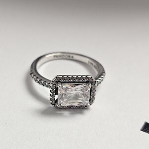 Pandora Rectangular Sparkling Ring